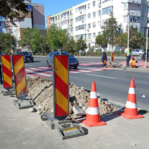 Se instalează semafoare inteligente pentru tramvaie pe strada Oțelarilor din Galați