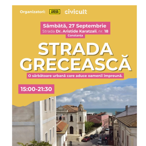Strada Dr. Aristide Karatzali devine spațiu de dialog și cultură grecească la Constanța