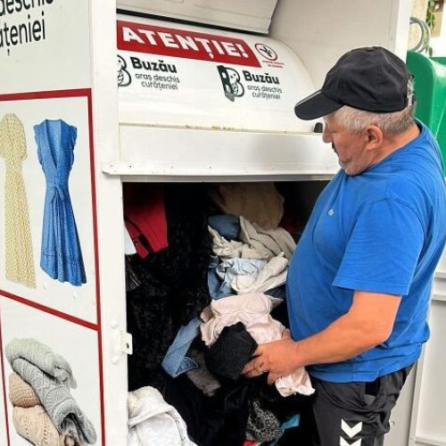 Județul Buzău a implementat sisteme noi pentru colectarea deșeurilor textile