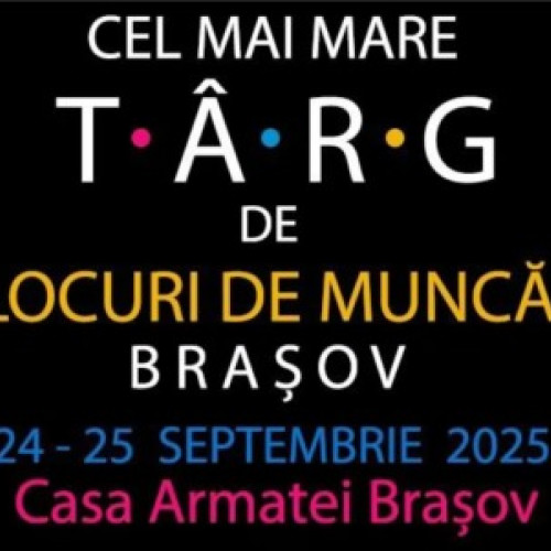 Cel mai mare târg de locuri de muncă din Brașov, organizat în septembrie 2025