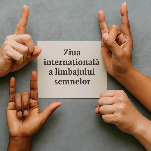 Ziua internațională a limbajului semnelor evidențiază drepturile persoanelor cu deficiențe auditive