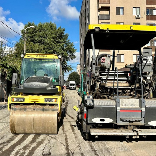 Se finalizează lucrările de reabilitare pe strada Izvor din Constanța