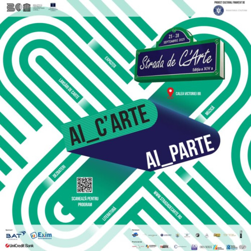 Festivalul Strada de C’Arte aduce cultură și inteligență artificială la Biblioteca Centrală Universitară