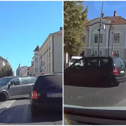 Șofer clujean intră pe contrasens în centrul Clujului și creează haos în trafic