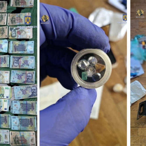 Traficanți de cocaină prinși în Iași după percheziții ample