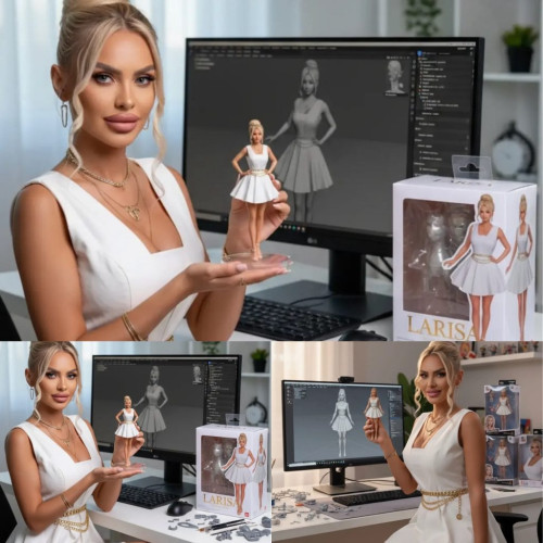 Larisa Plotogea lansează o păpușă de colecție la preț premium