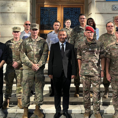 Militari NATO în vizită la Alba Iulia pentru promovarea exercițiului Dacian Fall 2025