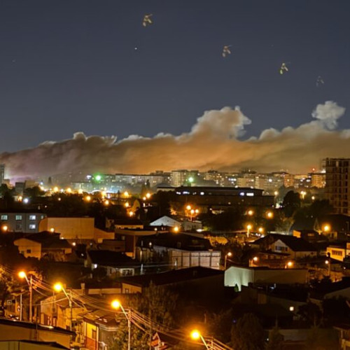 Incendiul din Sectorul 2 provoacă depășiri mari ale particulelor în aer în toată Capitala