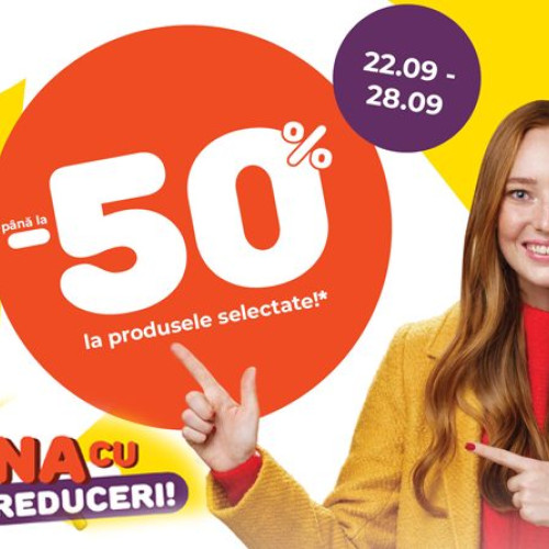 Aurora Multimarket oferă reduceri de până la 50% în perioada 22-28 septembrie