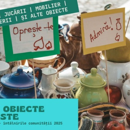Târgul de obiecte cu poveste aduce comunitatea Râșnov împreună pentru sustenabilitate