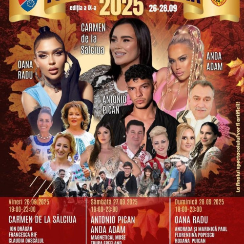 Motru găzduiește festivalul „Toamna Motreană” în septembrie 2025