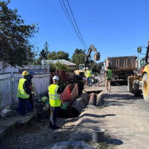 Reluarea lucrărilor la rețelele de apă și canalizare în mai multe localități din Vrancea