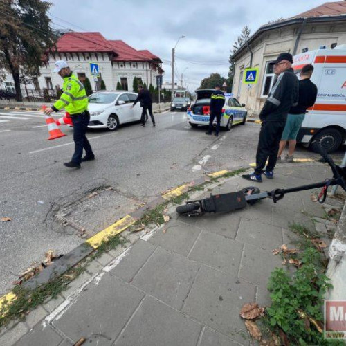 Două adolescente rănite într-un accident de trotinetă la Botoșani