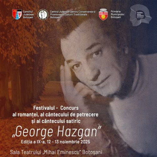 Festivalul George Hazgan revine la Botoșani cu tradiții muzicale de excepție