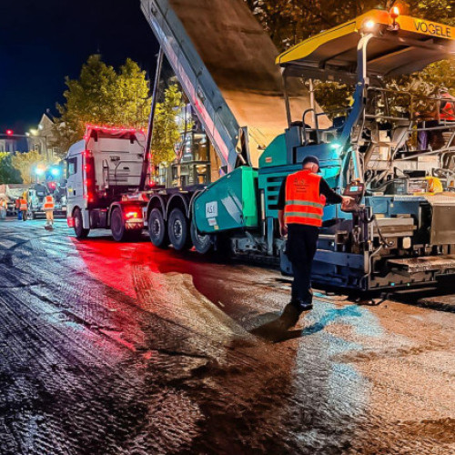 Au început lucrările de reabilitare a carosabilului pe principalele bulevarde din București