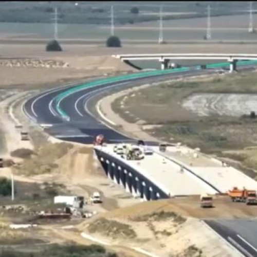 Lotul 1 al autostrăzii Focșani-Bacău ajunge la 80% din stadiul fizic al lucrărilor