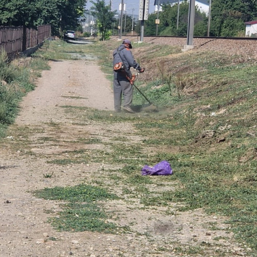 Valu lui Traian continuă campania de curățenie și întreținere stradală