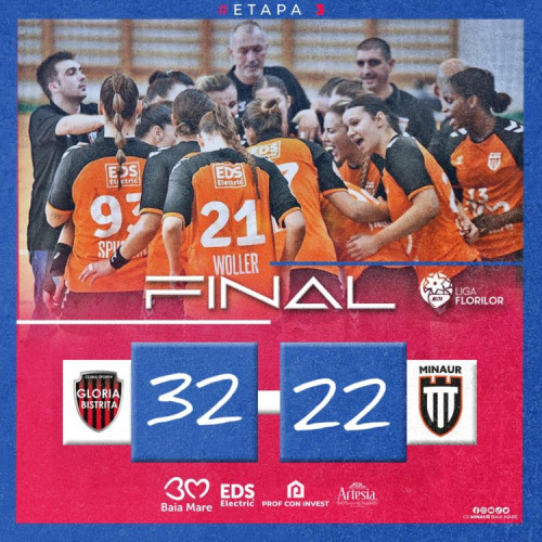 Gloria Bistrița câștigă în fața CS Minaur Baia Mare într-un meci din Liga Florilor MOL