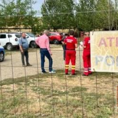 Bărbat împușcat accidental pe un drum public lângă un poligon din Botoșani