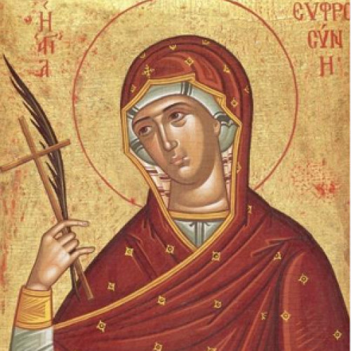 Viața ascunsă a Sfintei Eufrosina în mănăstire, reîntâlnirea cu tatăl său