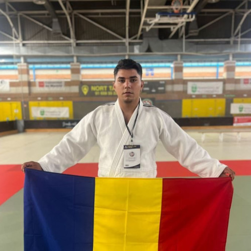 Ștefan Enache urcă pe podium la Eurogames 112, reprezentând Jandarmeria Tulcea