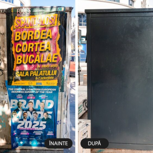 Primăria Capitalei intensifică lupta împotriva afișajului neautorizat în spațiile publice