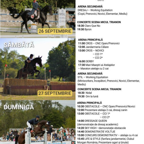 Karpatia Horse Show sărbătorește zece ani cu ediție specială în Prahova