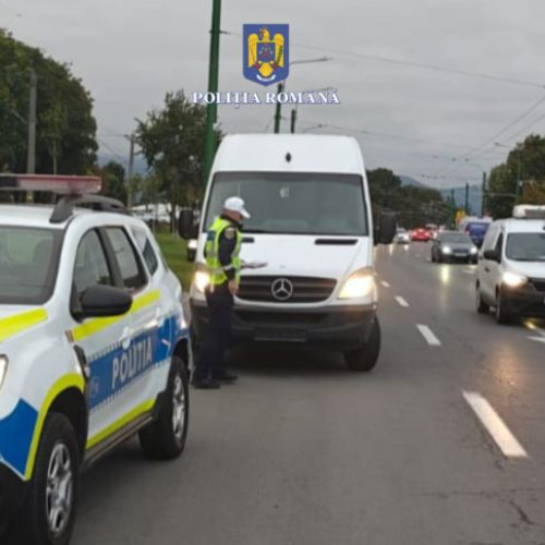 Acțiune a poliției rutiere cu peste 50 de sancțiuni pentru transportatori