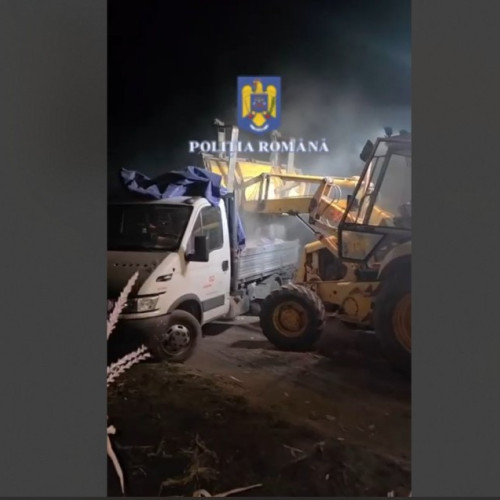 Bărbat prins în Arad aruncând ilegal moloz pe un teren neautorizat