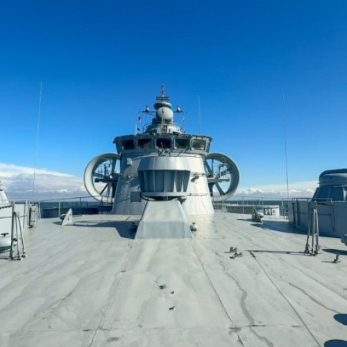 Nava de desant rusă a fost zărită lângă Danemarca în timpul incidentelor cu drone