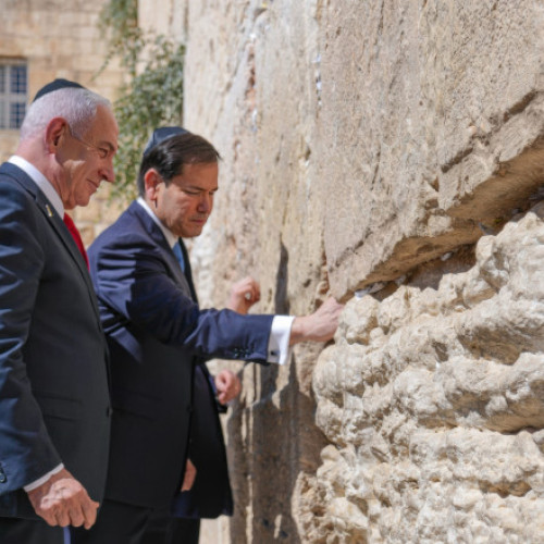 Marco Rubio inaugurează tunel arheologic la Ierusalim în timp ce Israelul distruge artefacte în Gaza