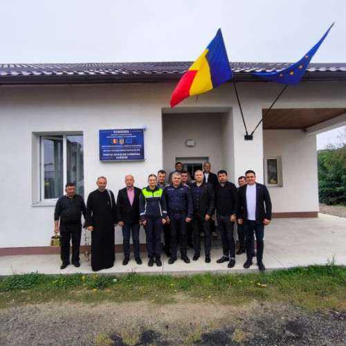 Postul de poliție Cupșeni s-a mutat într-un sediu modern începând cu 25 septembrie