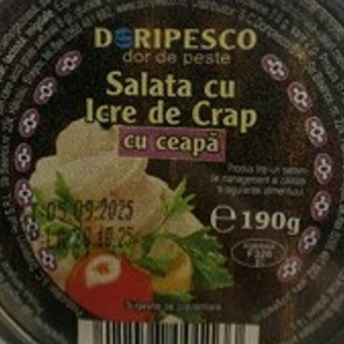 Salată cu icre de crap retrasă din Kaufland din cauza riscului de listerioză