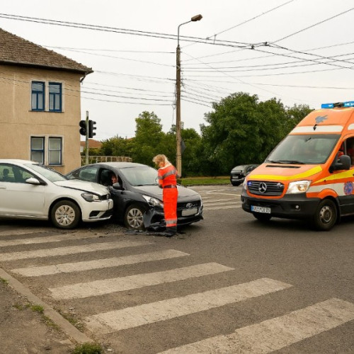 Accident rutier cu o victimă la intersecția străzilor Poetului și Frații Neumann