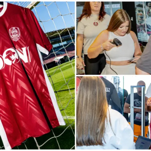 CFR Cluj prelungește distribuirea tricourilor gratuite pentru abonați