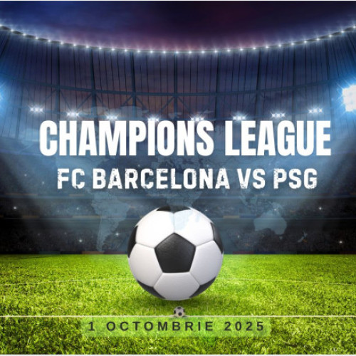 Barcelona și PSG se întâlnesc în etapa a doua a Champions League cu un joc așteptat