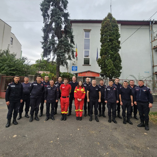 ISU Gorj finalizează cursul de prim ajutor și descarcerare cu succes