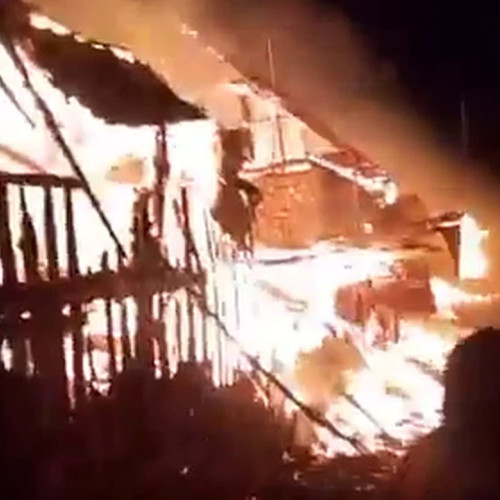 Incendiu puternic în Cugir: locuință și anexe afectate pe 260 mp