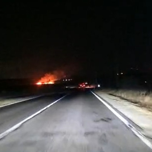 Cinci autospeciale ISU Dobrogea intervenite pentru lichidarea unui incendiu