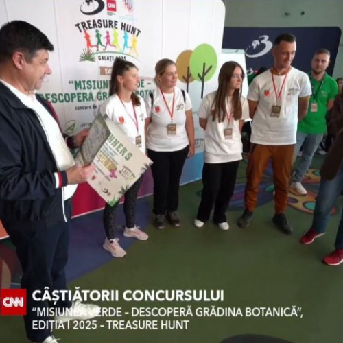 18 echipe au participat la vânătoarea de comori „Misiunea Verde” în Grădina Botanică din Galați