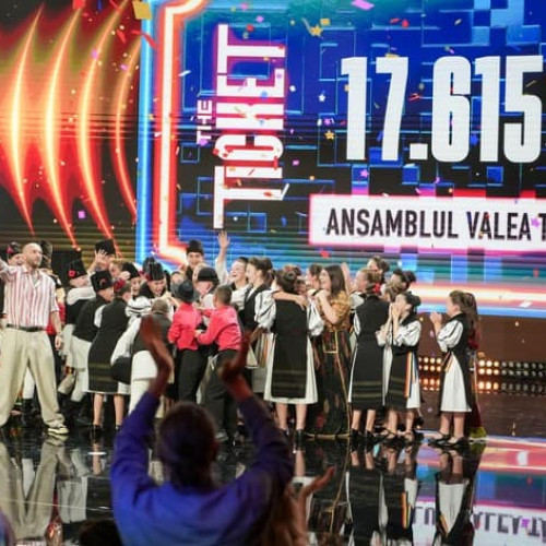Ansamblul Valea Târnavelor s-a calificat în finala The Ticket după un moment unic de dans