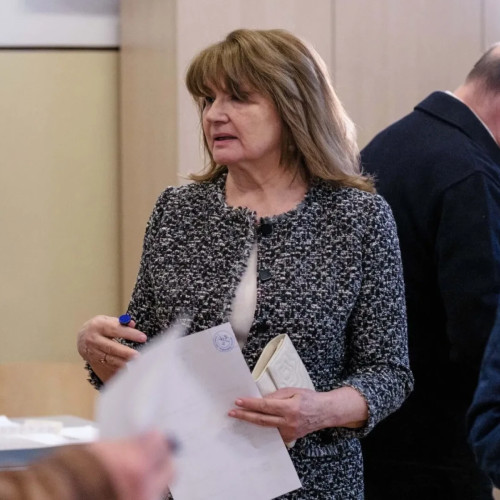 Maria Băsescu a votat la alegerile parlamentare din Republica Moldova la Ambasada din București