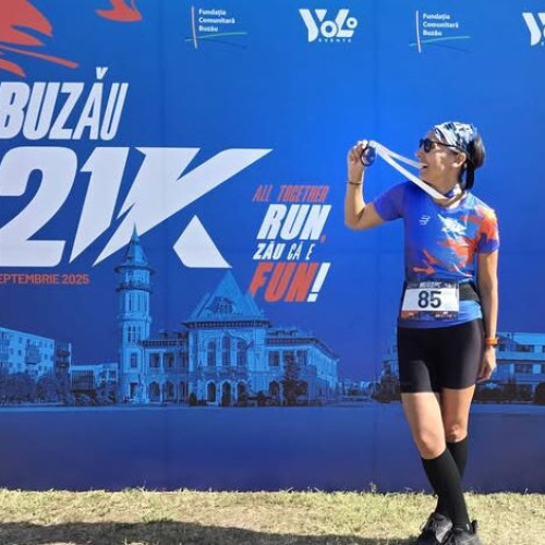 Alina Raluca Trufin a câștigat semimaratonul Buzău pentru susținerea unui proiect comunitar