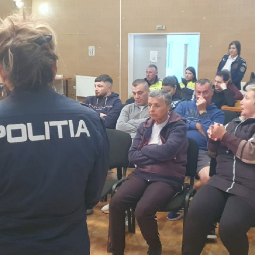 Poliția din Galați continuă discuțiile cu cetățenii pentru creșterea siguranței comunitare