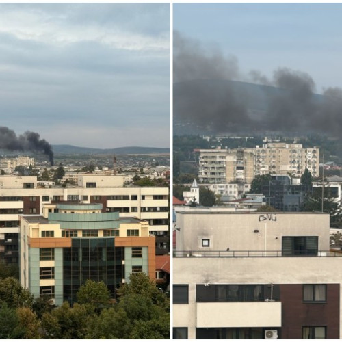 Incendiu la o anexă a Autogării Massaro din Bacău