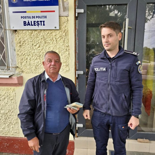 Bărbat găsește și predă 24.100 de lei găsiți în Dumbrăveni