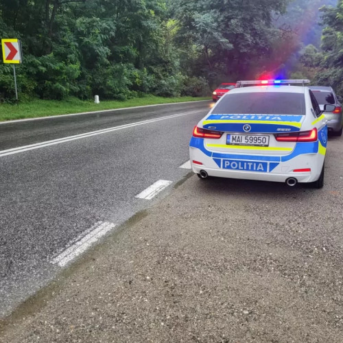 Accident rutier fără victime pe DN 66 în Defileul Jiului