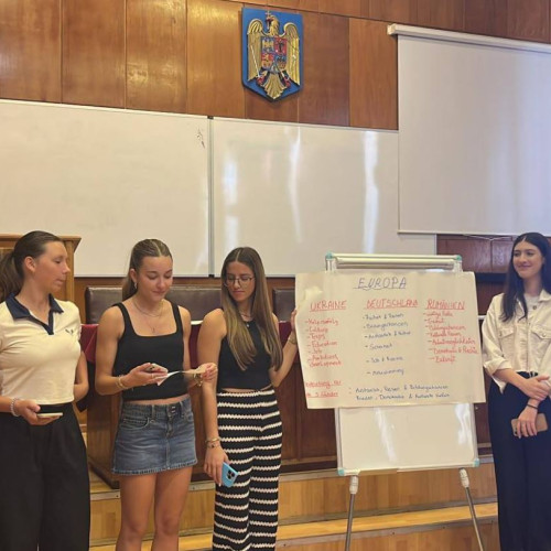 Elevi din Germania, Ucraina și România au dezbătut teme europene și mediul în Dobrogea