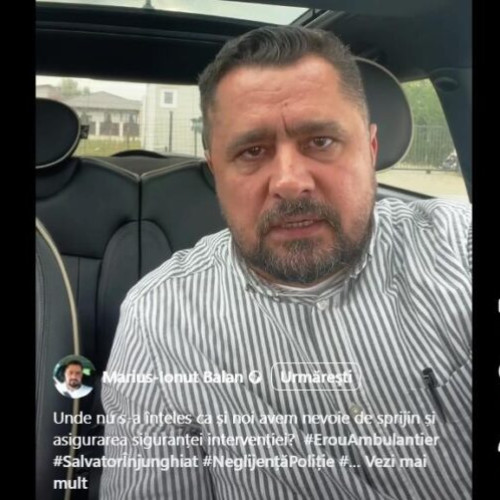 Angajat SAJ Maramureș înjunghiat de pacient în timpul transportului