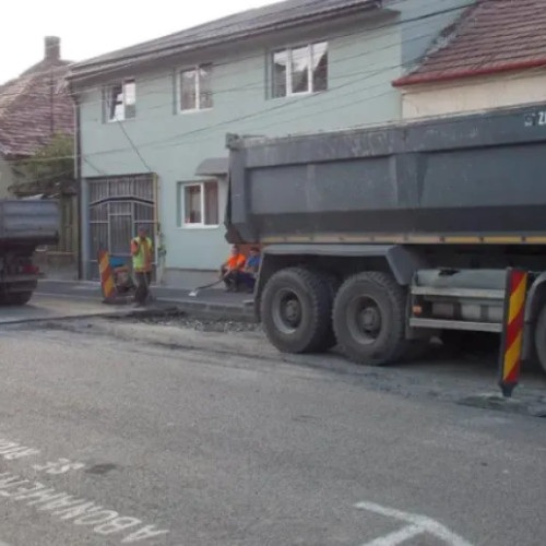 Strada Alexandru Doinici din Cluj-Napoca, afectată de lucrările de construcții